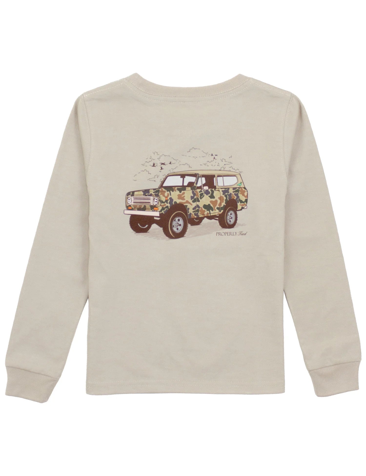 Camo Truck - Linen