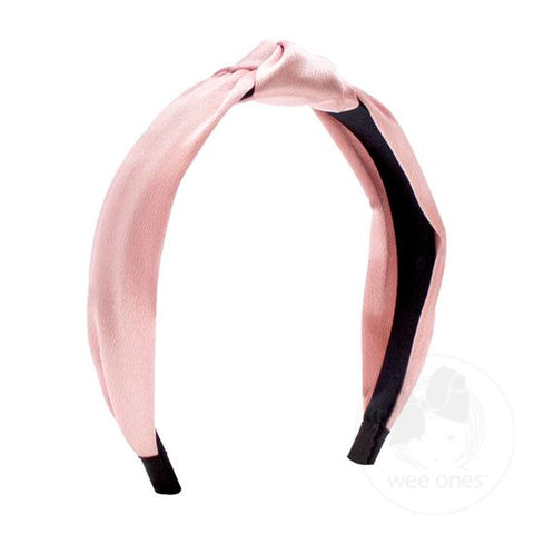 Light Pink Satin Headband