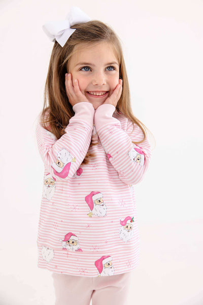 Dear Santa -Pink Stripe