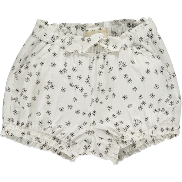 Lucy Shorts in Ivory Daisies