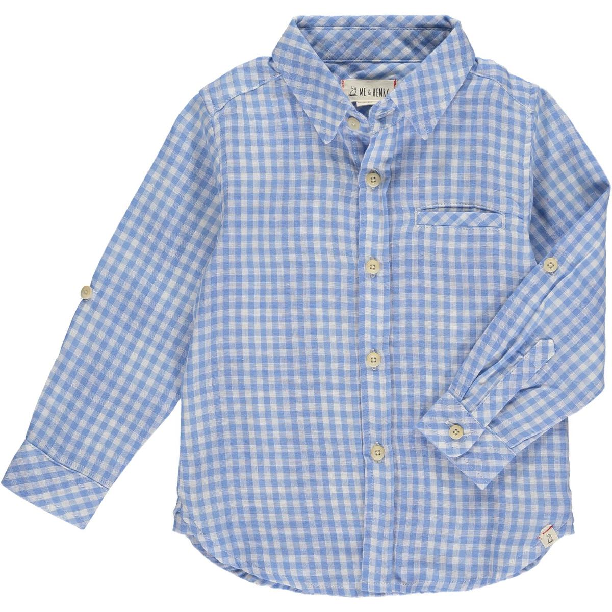 Blue Plaid Merchant LS Shirt