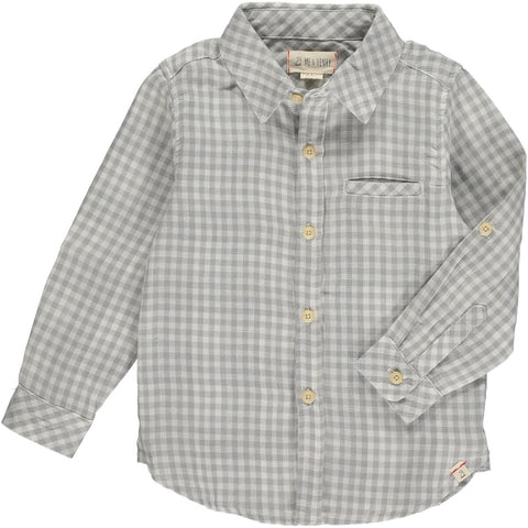 Gray Plaid Merchant LS Shirt