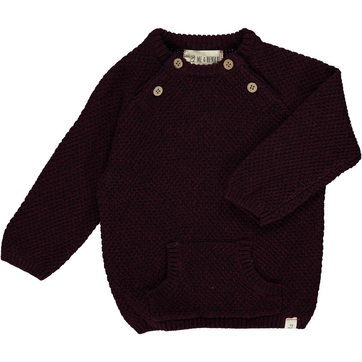 Morrison Burgundy Sweater-Infant