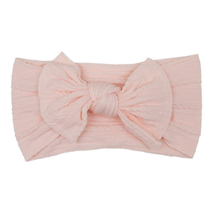 Ballerina Pink Cable Headwrap