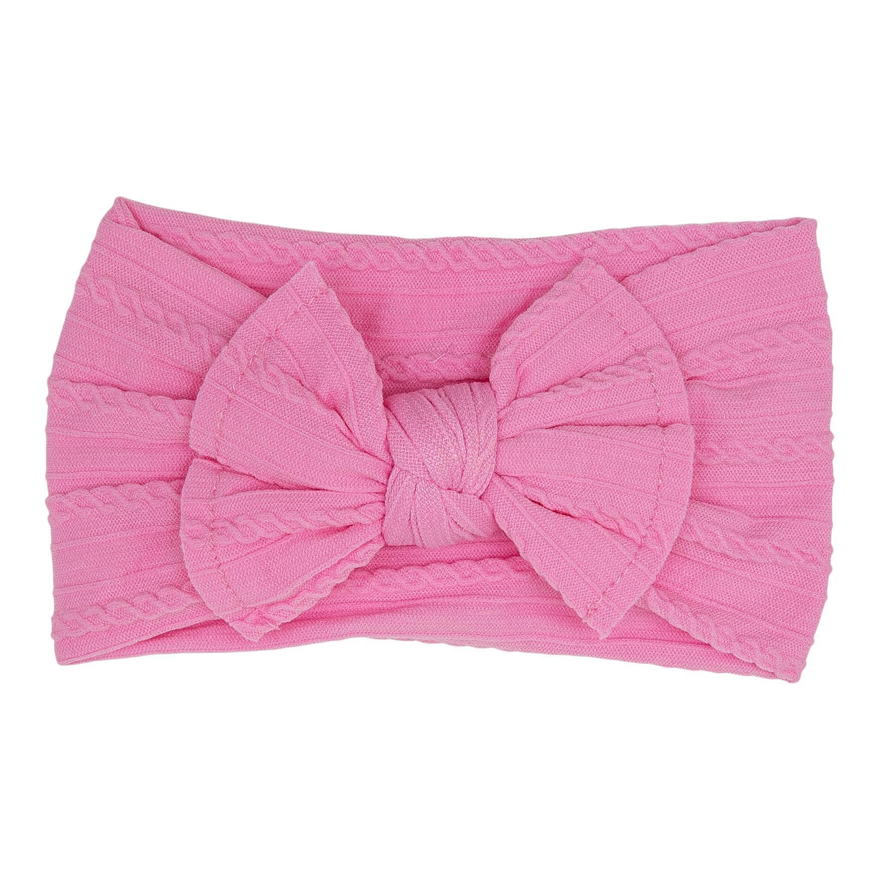 Bubblegum Pink Cable Headwrap