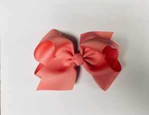 Light Coral Medium Bow