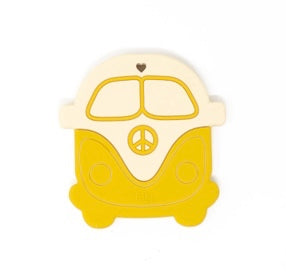 Peace Vintage Bus Silicone Teether
