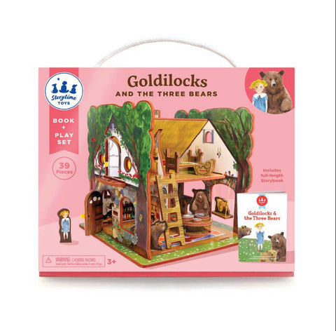 Goldilocks & the Three Bears Book & Play Set