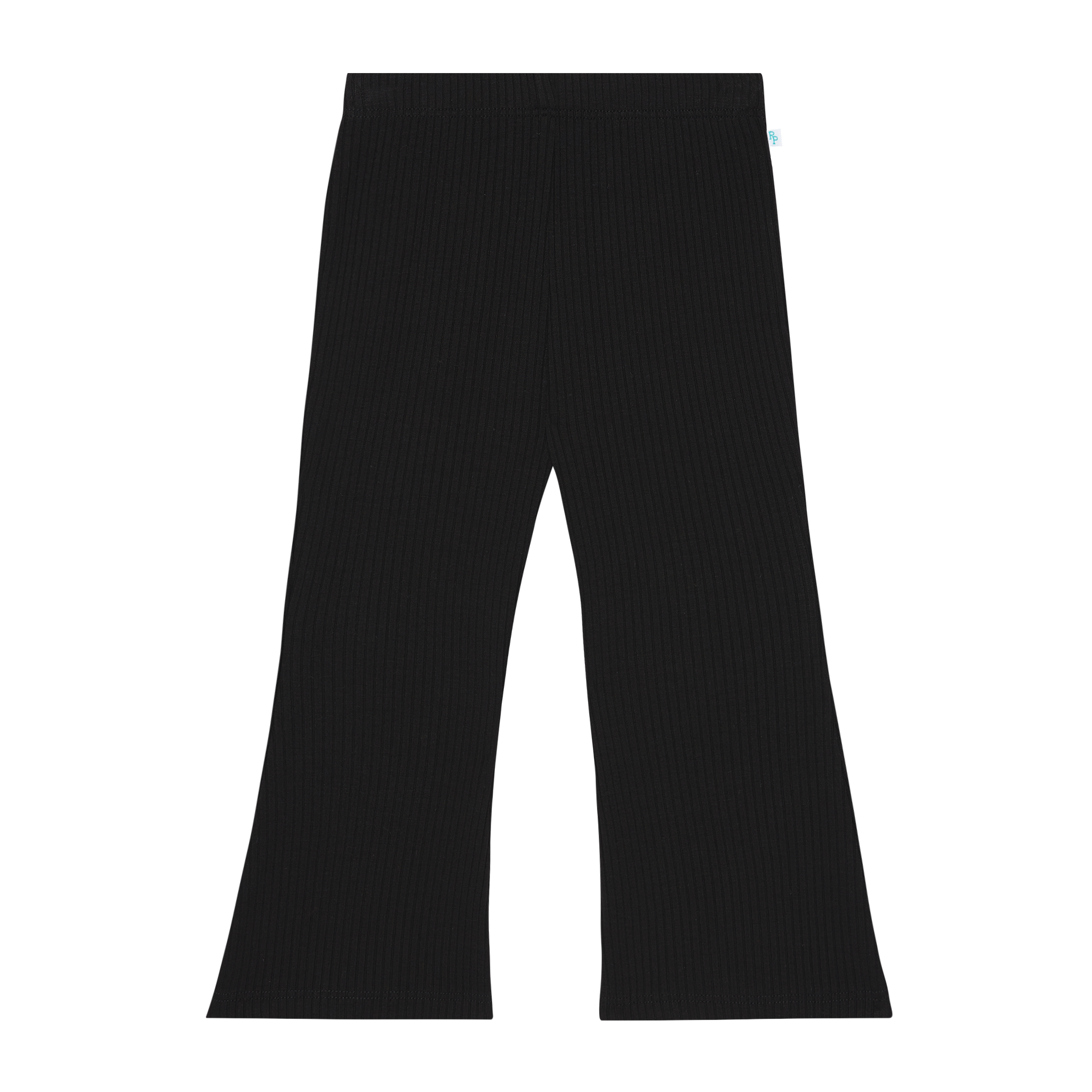 Black Ribbed Bell Bottoms