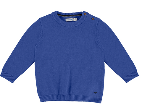 Crew Neck Sweater - UK Blue