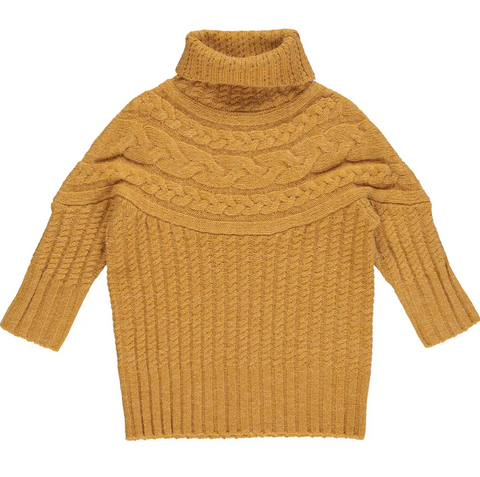 Samantha Knit Sweater in Gold