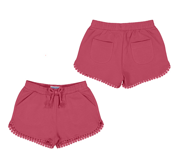 Hot Pink Chenille Shorts