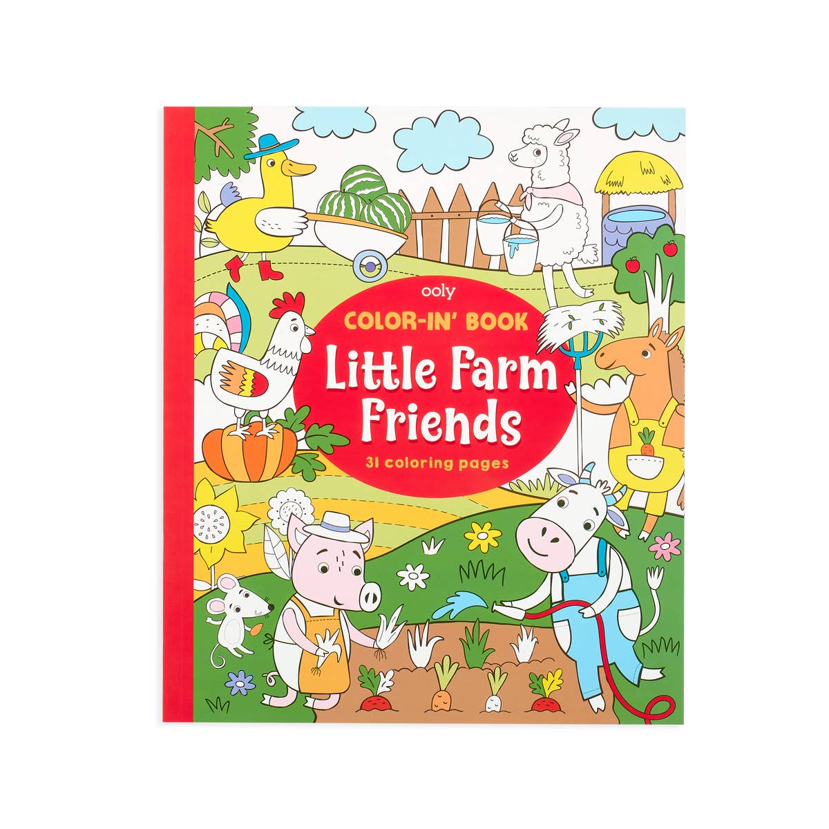 Little Farm Friends Color-in Book
