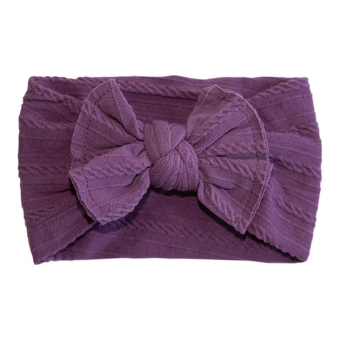 Sugar Plum Cable Headwrap