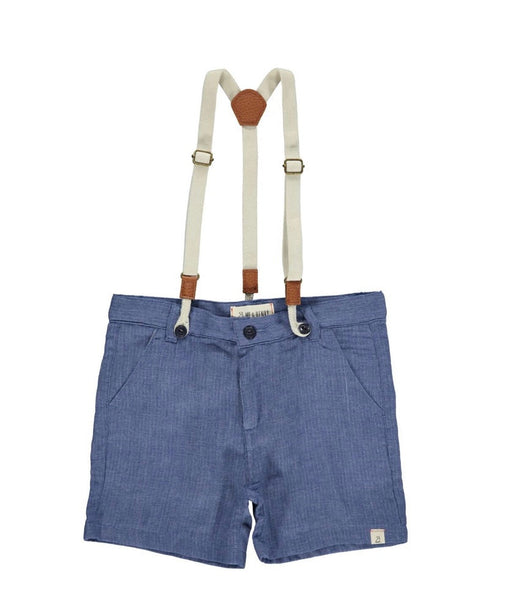 Captain Shorts with Suspenders in Blue*