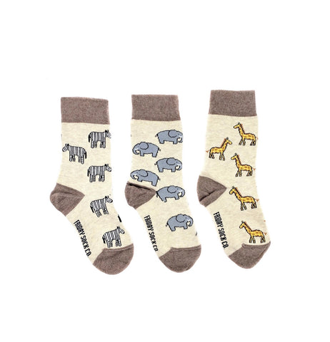 Safari Mismatched Socks