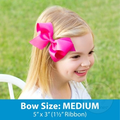 Shocking Pink Medium Bow