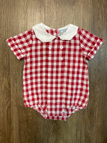 Red Gingham Seer Bubble