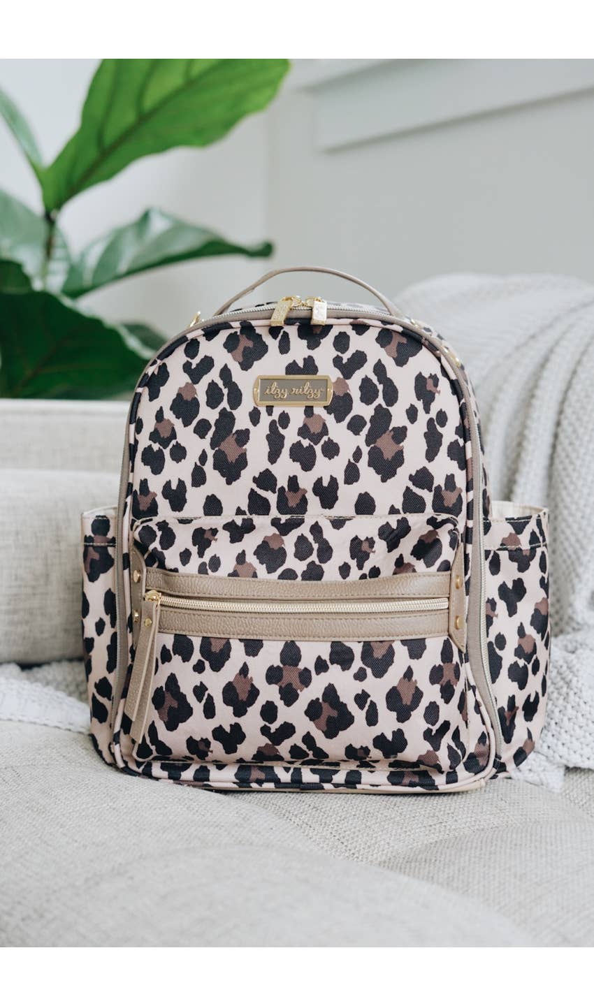 Leopard Mini Diaper Bag Backpack