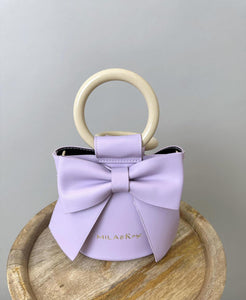 Lavender Bow Purse
