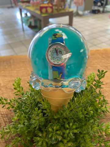 Boy Watches in Ice Cream Cones