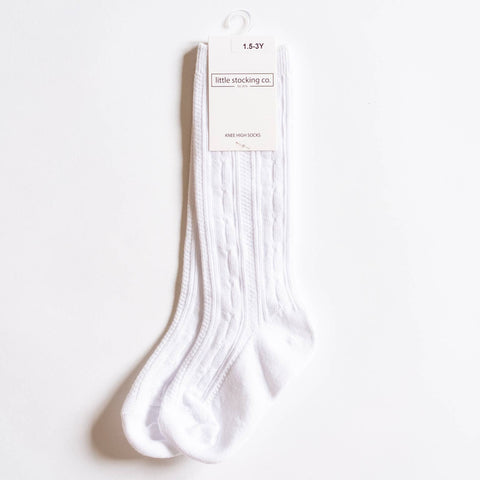 Cable Knit - White