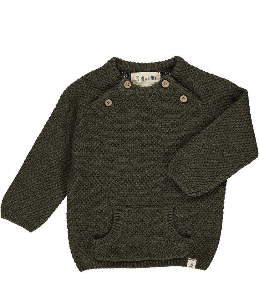 Morrison Hunter Green Sweater-Infant