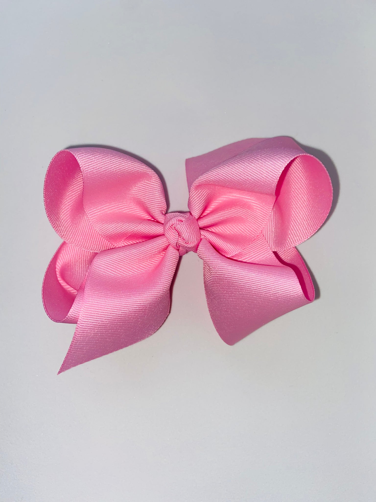 Pink King Grosgrain Bow with clip