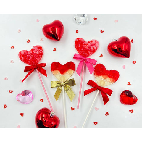 Fidget Popper Lollipop-Valentines