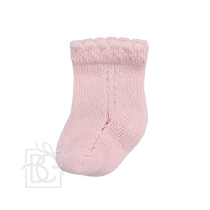 Soft Pink Cotton Socks