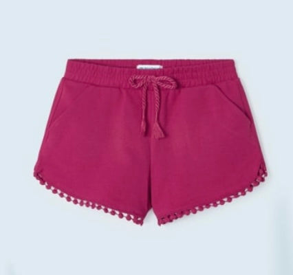 Hot Pink Chenille Shorts