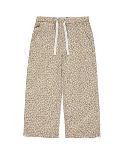 Lounge Pant in Tan Floral