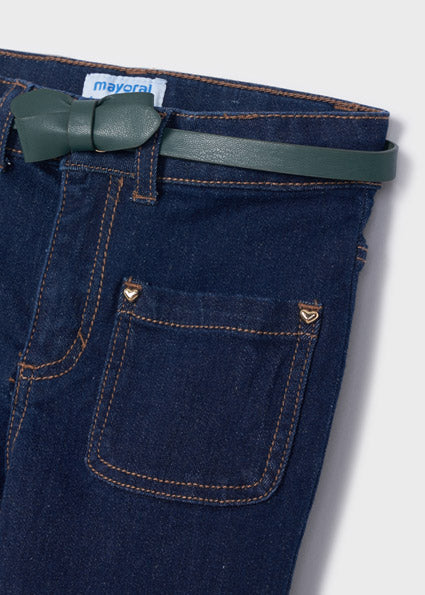 Front Pocket Flared Jeans