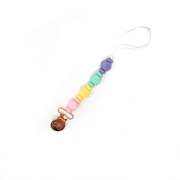 Jewel Pacifier & Toy Clip