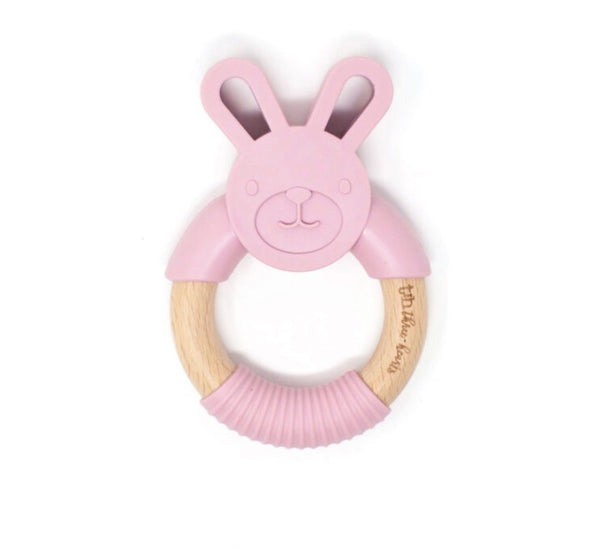 Bunny Ear Teething Ring