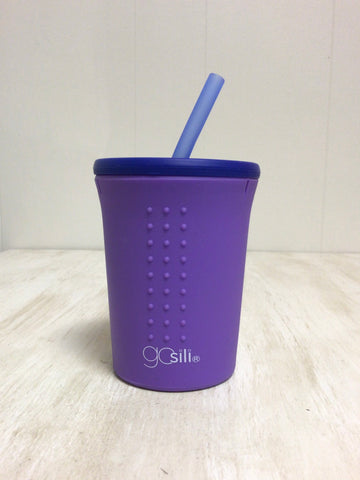 Purple 12 oz. Straw Cup