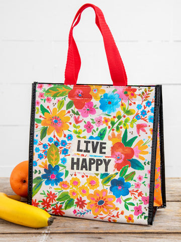 Live Happy Insulated Lunch Bag