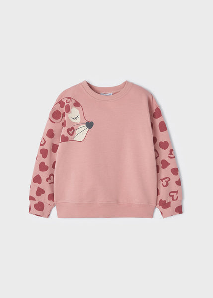 Cheetah Heart Sweatshirt